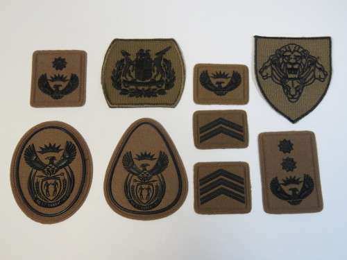 Lot of SA Army rank badges