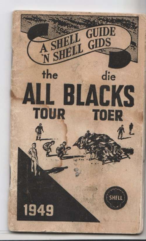 a Shell guide - The All Blacks Tour 1949 - 11x7cm