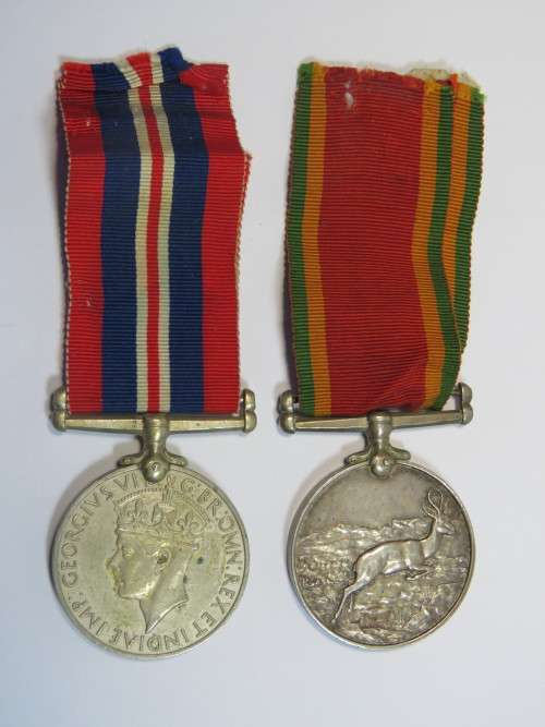 Pair of WW2 medals issued to 141832 J.Westraad
