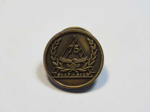 SA Air Force 75 years pin badge - FINAL CLEARANCE SALE
