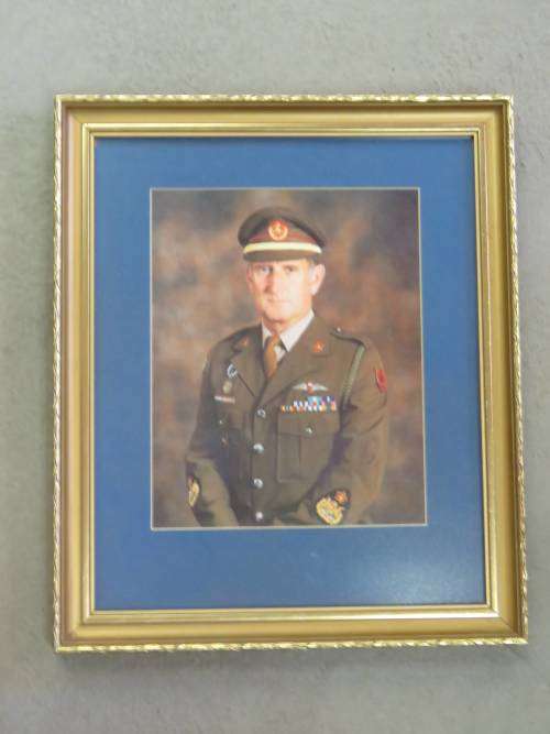SADF photo of WO1 J.J. "Koos" Moorcroft,former Sergeant Major of the army and RSM of 5 Recce