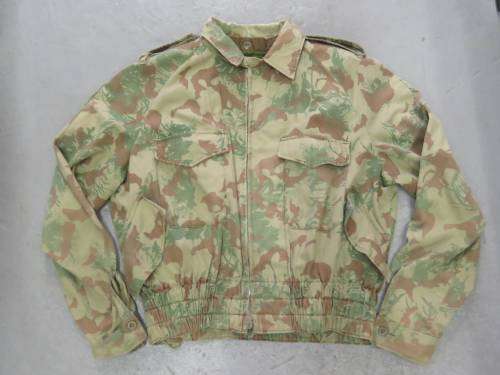 Old police camo 2nd pattern ISD jacket - Large - With wool inner