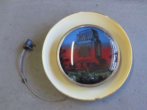 Vintage Voortrekker monument wall hanging lamp 45cm