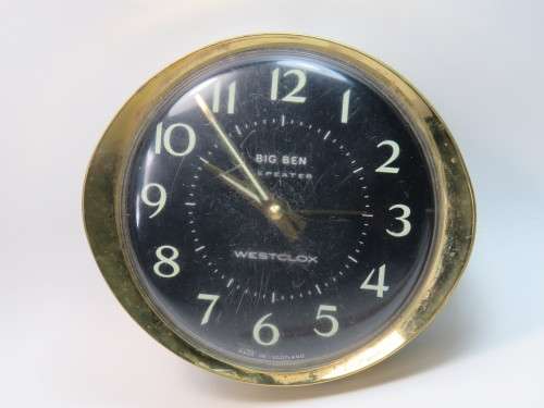 Westclox Big Ben repeater bedside alarm clock - Not working - Use for spares