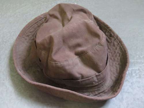Well used SADF bush hat