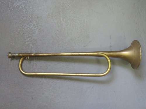 Vintage brass trumpet