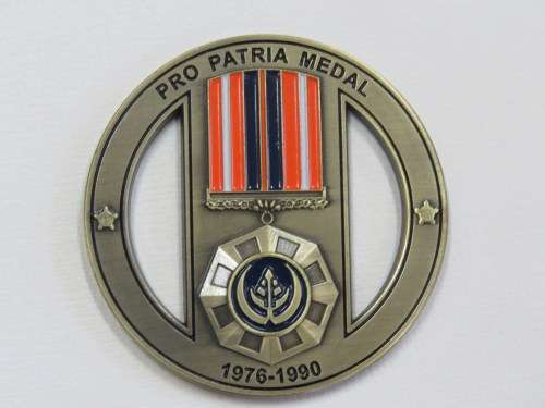 SADF Pro Patria medal commemorative medallion 1976-1990 - #45 of 50