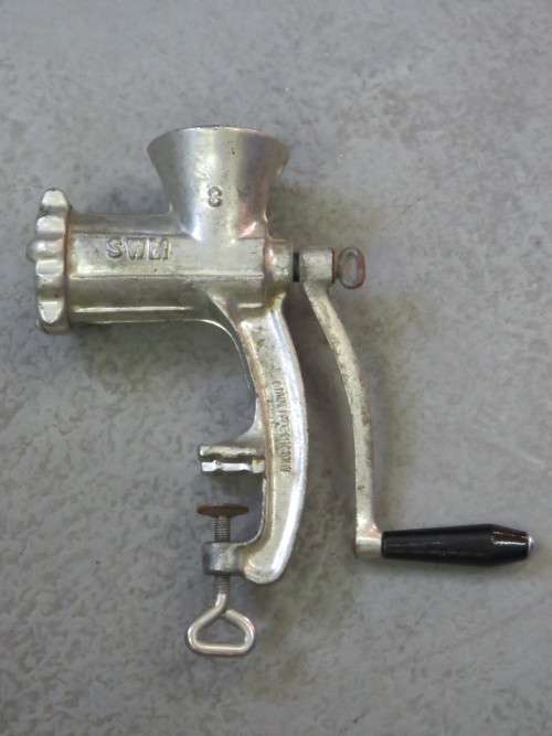 Vintage SWM No.8 meat mincer