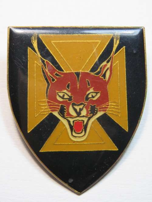 SADF 7 SA Infantry shoulder flash - Pins replaced, 1 pin missing