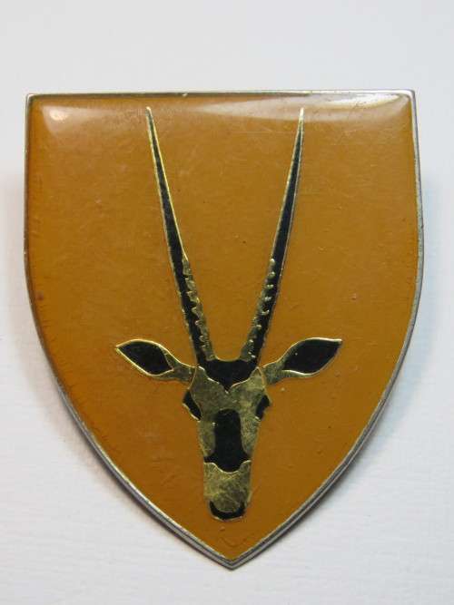 SADF 8 SA Infantry shoulder flash - Pins replaced - 1 missing