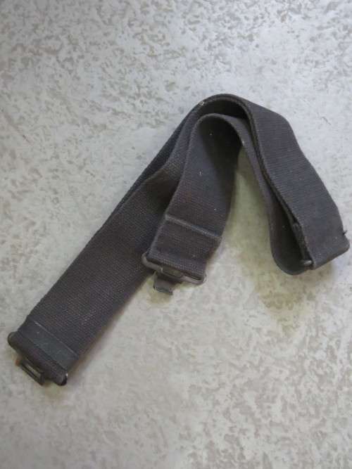 SADF Black webbing belt - 112cm