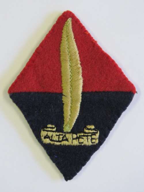 SADF Border War Anti Aircraft school/10 Anti Aircraft regiment cloth badge