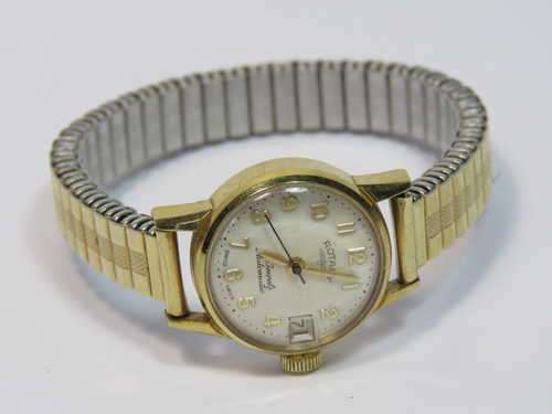 Vintage Rotary Automatic Date ladies watch - Working
