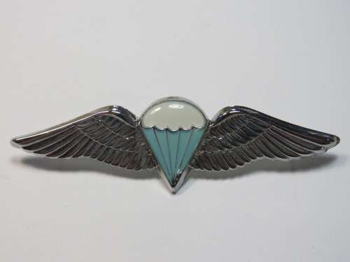 SA Army parachute dispatcher / 50 jumps or more wing