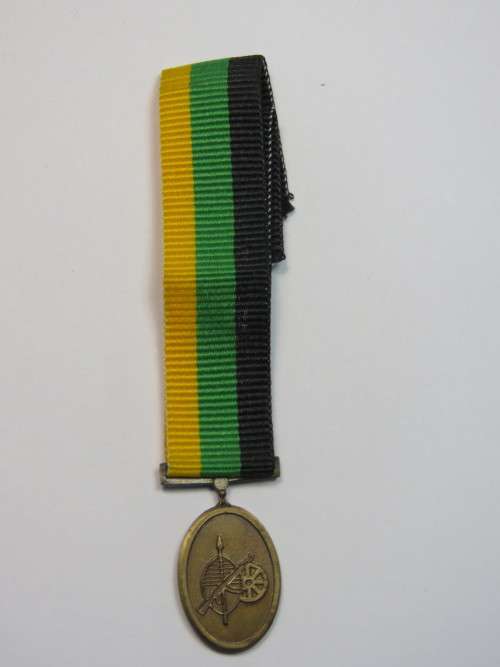 SANDF ANC service medal miniature