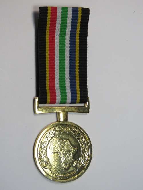 SA Police 2010 soccer world cup support medal