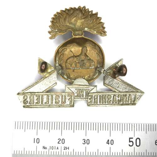 Victorian The Lancashire Fusiliers regiment cap badge - Lugs version