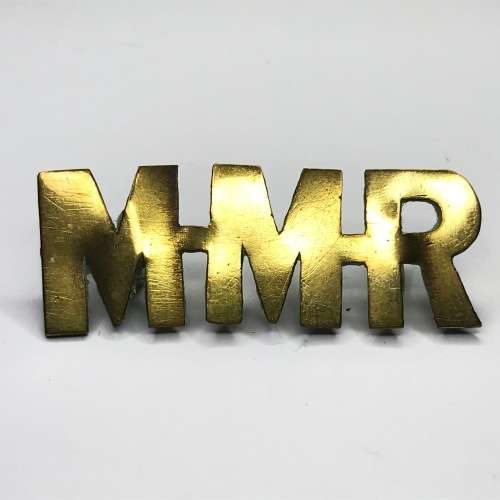 Boer War Midland Mounted Rifles slouch hat badge