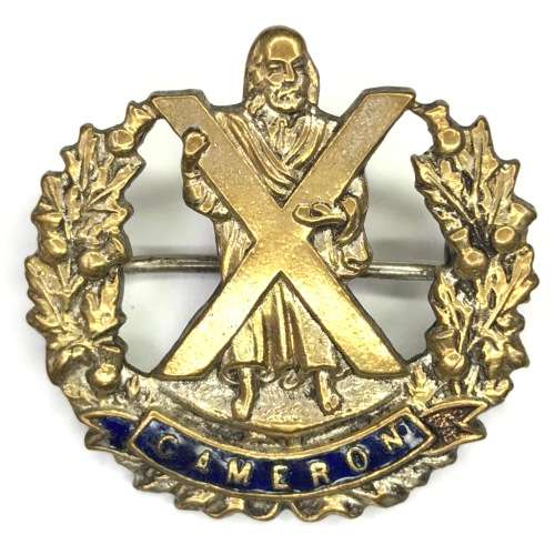 Cameron Highlanders sweetheart brooch
