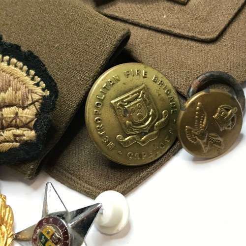 Lot of military badges and insignia