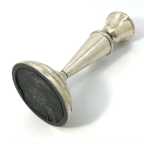 Pair of sterling silver candlesticks - Hallmarked Birmingham 1964 - Weighs 418 grams