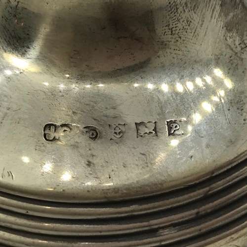 Pair of sterling silver candlesticks - Hallmarked Birmingham 1964 - Weighs 418 grams