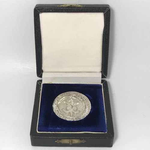 Rhodesian Bavenda Divining Bowl Pure Silver ingot - no 434 of 1000 - 29,9g