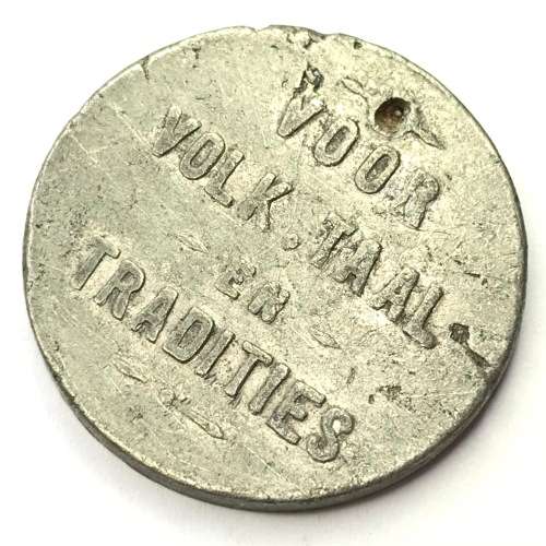 1916 Nationale Fees VREDE OVS medallion - voor volk taal en tradities
