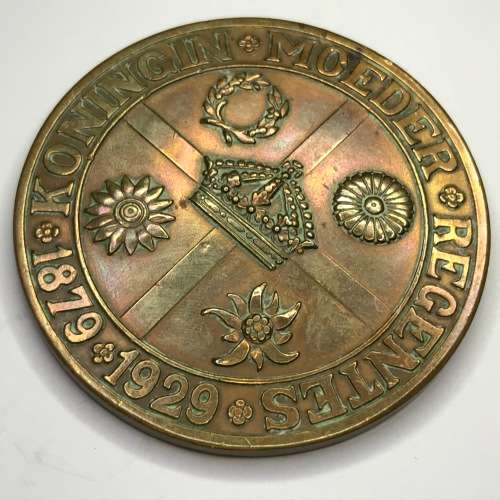 Netherlands 1879-1929 Koningin Moeder Regentes 50 Year medallion