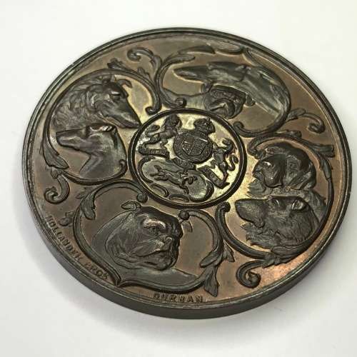 Natal Kennel Club medallion issued to Banham Scamp (Durban)