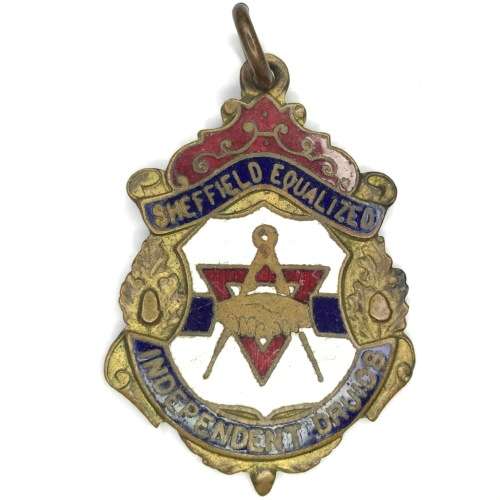 Sheffield Equalized Independent druids fob medallion