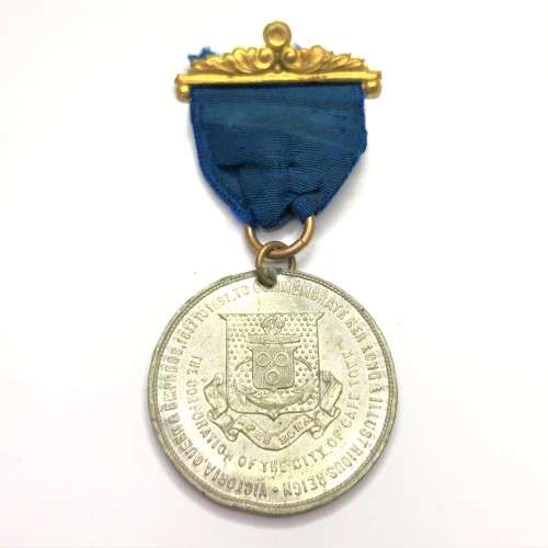 City of Cape Town medallion commemorating 60 year reign of Victoria