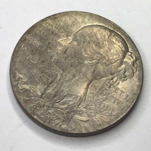 Small silver Victoria Diamond Jubilee medallion 1897 In original Royal mint package - top condition