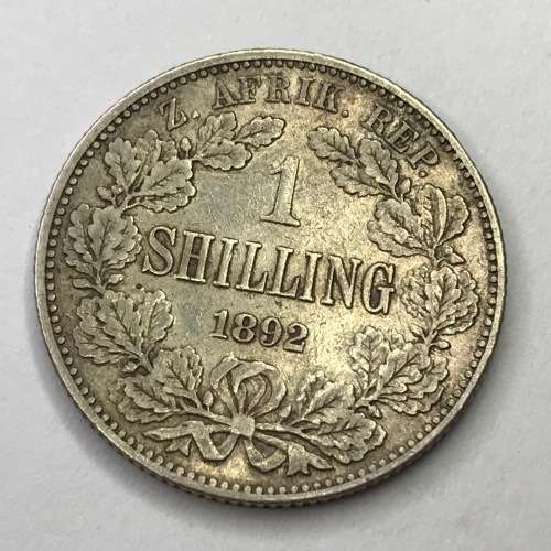 1892 ZAR Kruger Shilling - VF