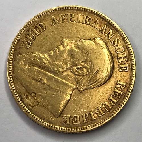 1898 ZAR 99 overstrike Kruger pond - overstamp is smaller than single 9 but bigger than normal 99