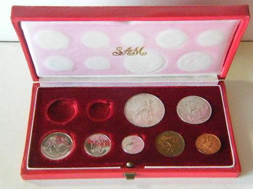 1966 South Africa short proof set in long proof set box *** @ Crazy R1 Start***