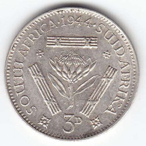 SAU 1944 Three pence AU as per scan