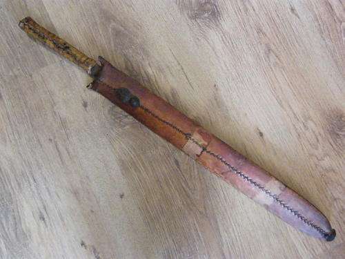 Original Masai knife that could have been adapted by a Masai Kings African Rifles Soldier
