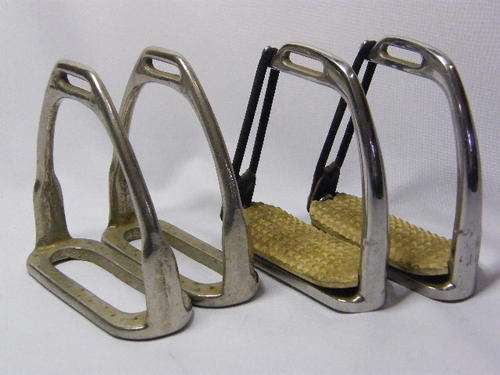2 Pair of Stirrups - Used in the movie - "Racing Stripes" - as per photo
