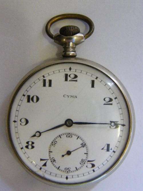 CYMA Pocket Watch - Working - as per photo