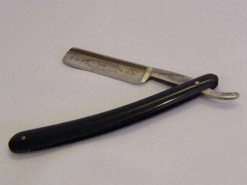 Vintage Joseph Rodgers & Sons Cut Throat Razor - No. 2 Star & Cross Razor - as per photo