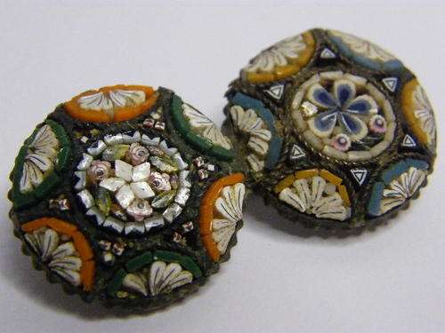 Vintage Italian Millefiori Fashion Brooch - as per photo