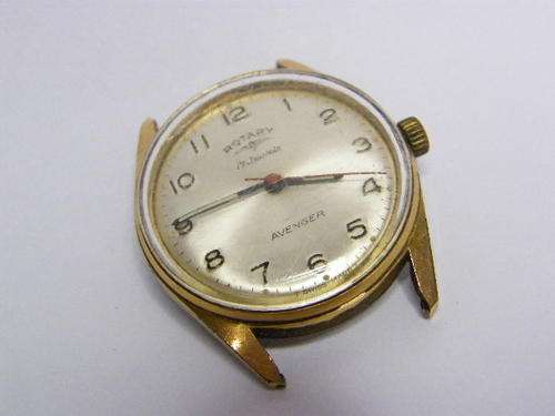 Rotary Avenger Mens Manual Wind Wristwatch, working, Zamb-eze Watch Doctor Token, as per photo