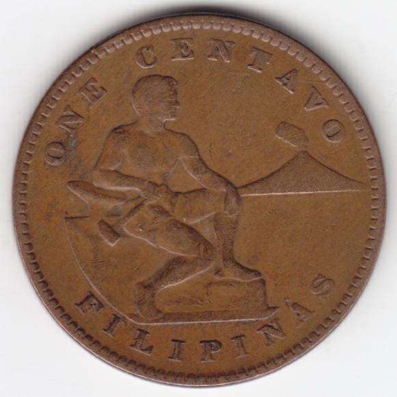 Philippines 1912 US Administration 1 Centavo - as per scan