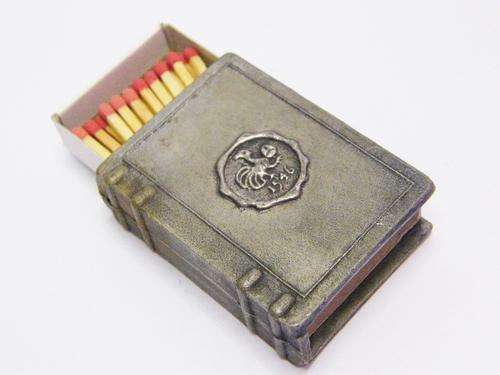 Very Heavy Matchbox Holder - Vintage - as per photo