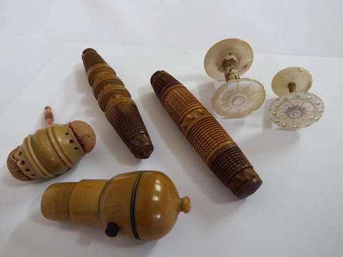 Lot of 6 Boer War Trench Art items made on Bermuda.Brought back by Reverend JA van Blerk,as per scan