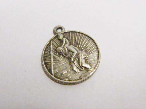 Silver St Christopher Charm - as per photo