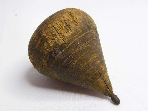 Vintage Wooden Spinning Top - @ CRAZY R1 start