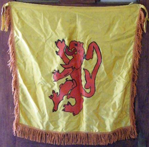 Yellow Standard with Red Lion - Size 60cm x 60cm - as per photo