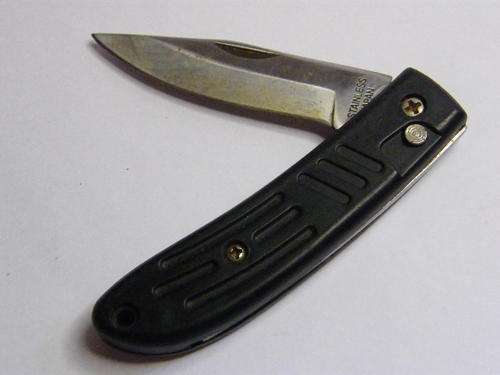 Stainless Japan Flick Knife - as per photo